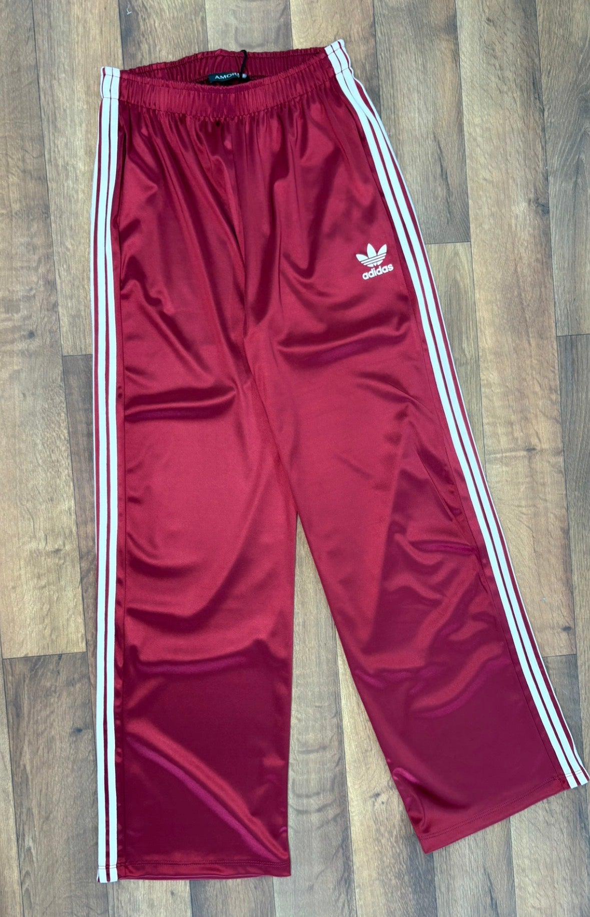 Pantalone in raso BORDEAUX