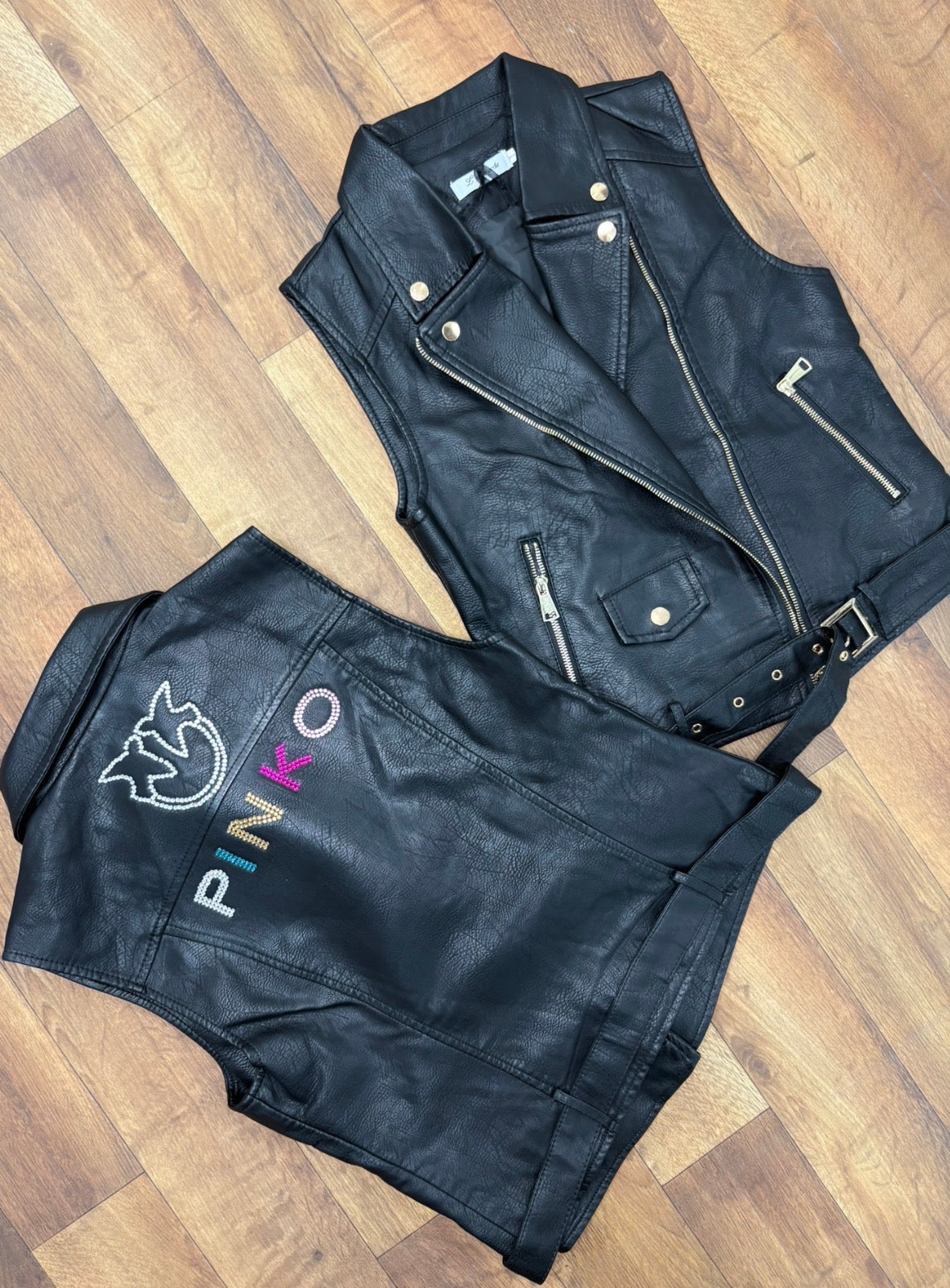 Gilet in ecopelle