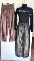 Pantalone in ecopelle