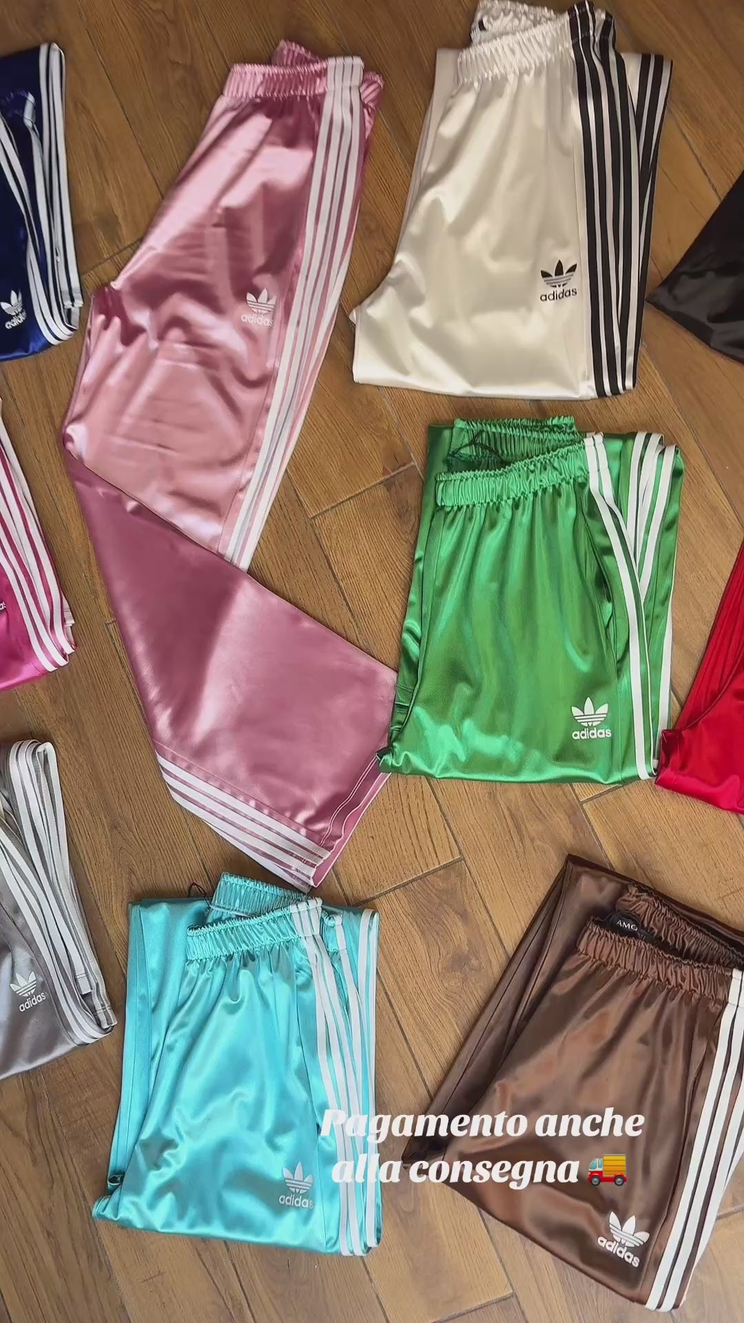 Pantaloni in raso