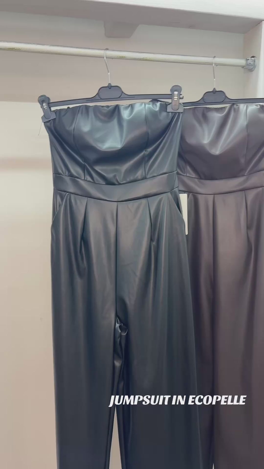 Jumpsuit in ecopelle